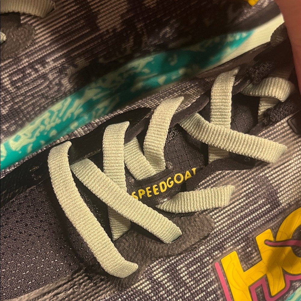 Brand new Hoka Black and Teal Trail Shoes - Picture 9 of 9